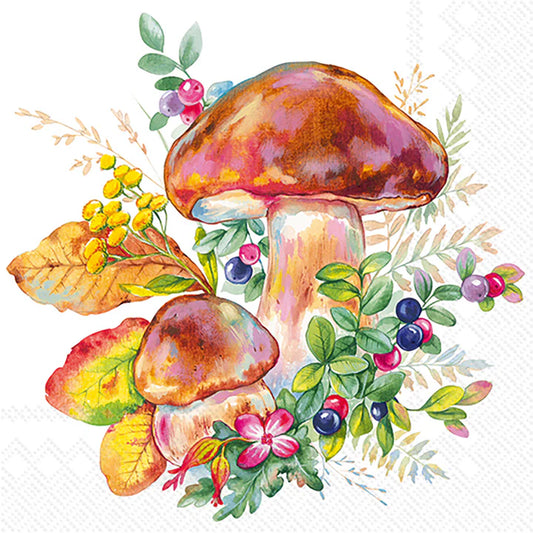 Cocktail Napkins - Mushroom Season