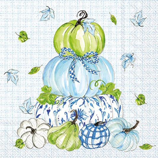 Cocktail Napkins - Chinoiserie Stacked