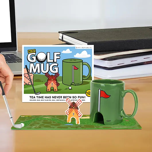 Golf Mug & Coasters Kit
