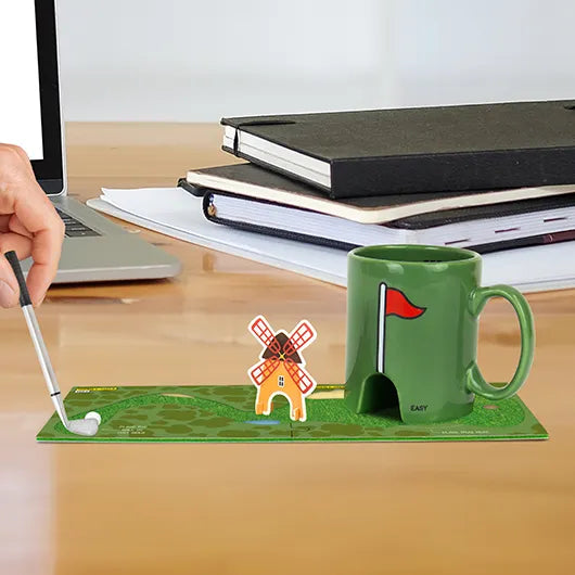 Golf Mug & Coasters Kit