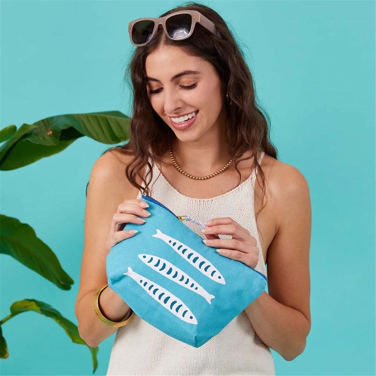 Sardinia Swimmers Medium Pouch