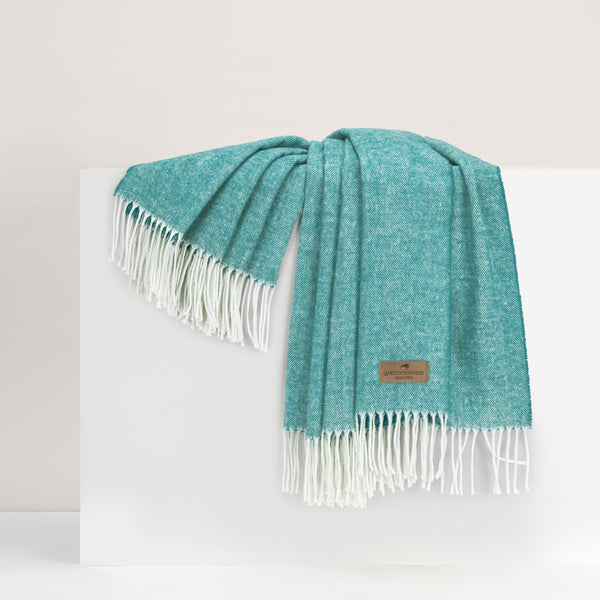 Italian Herringbone Throw Blanket