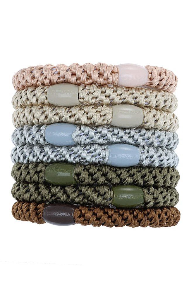 Set/8 Grab & Go Ponytail Holders