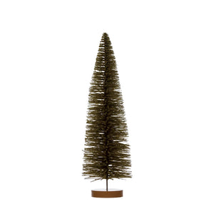 Flocked Brush Tree - Green