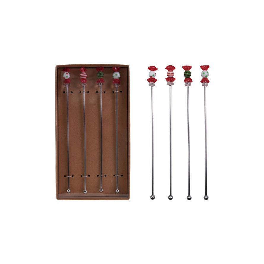 Set/4 Cocktail Stirrers
