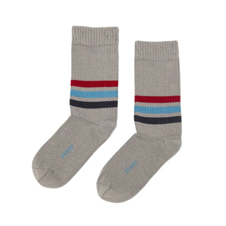 Mens Socks - Mid Stripe Ribbed