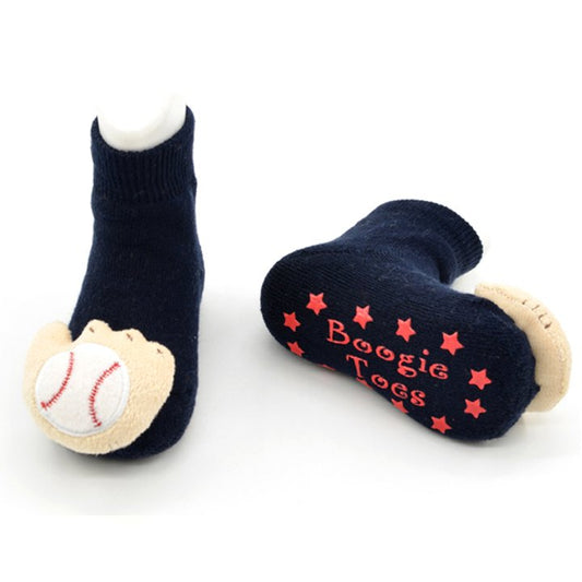 Boogie Toes Rattle Socks - Baseball