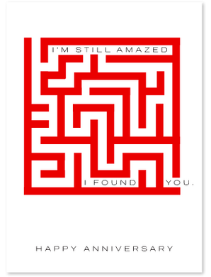 AMAZED ANNIVERSARY CARD