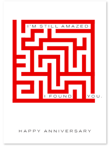 AMAZED ANNIVERSARY CARD