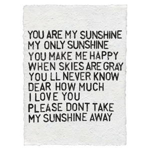 Recycled Paper Print