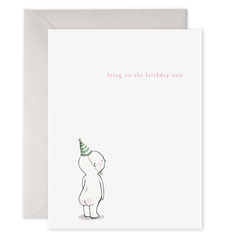 Card - Birthday Suit