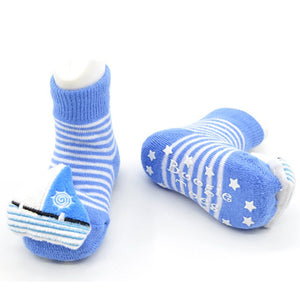 Boogie Toes Rattle Socks - Sailboat