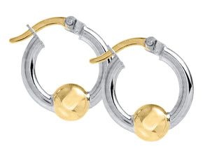 Cape Cod Single Ball Lestage® Earrings SS/14KT