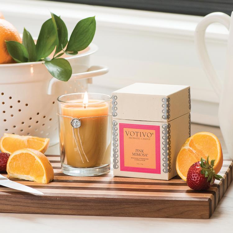 Candle - Pink Mimosa