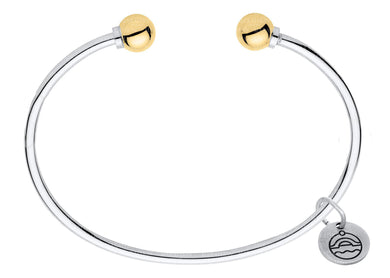 Cape Cod Cuff Bracelet By Lestage, SS/14k