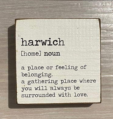 Harwich Definition Rustic Block