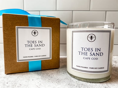 Toes In The Sand Candle