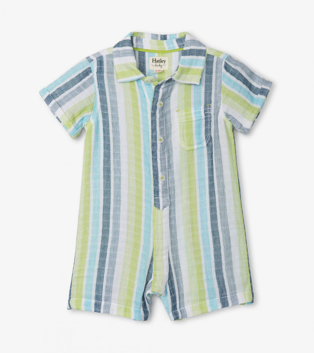 SEASIDE STRIPE ROMPER