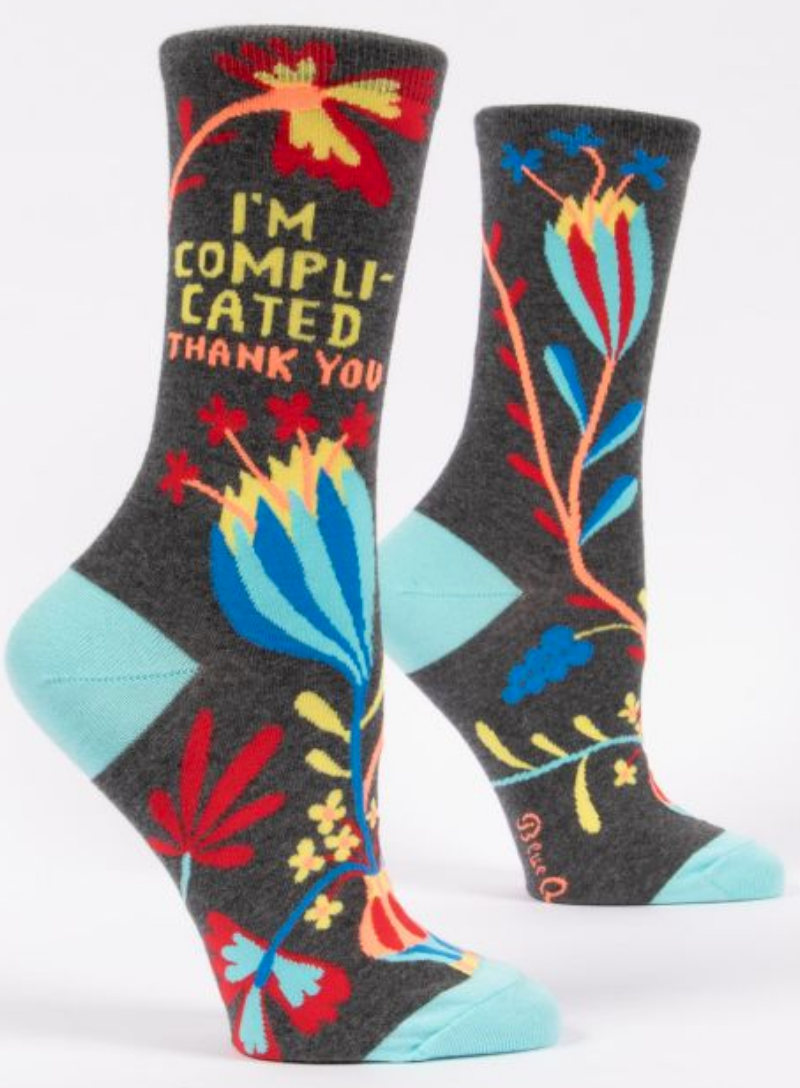 I'm Complicated. Thank You. Women's Crew Socks