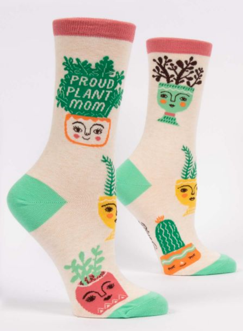 Proud Plant Mom Women's Crew Socks