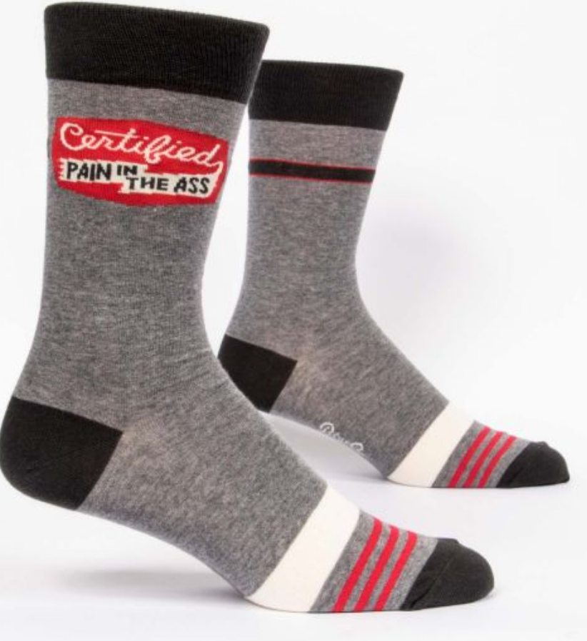 Certified Pain In The Ass Men's Crew Socks