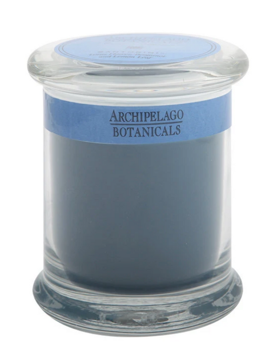 Santorini Glass Jar Candle