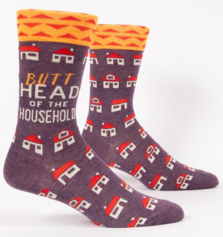 Butthead of the Household Men's Crew Socks