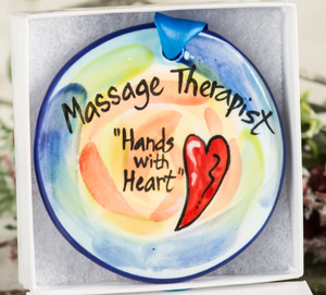 Massage Therapist Handpainted Ornament