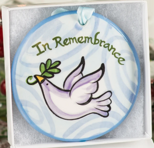 In Remembrance Handpainted Ornament
