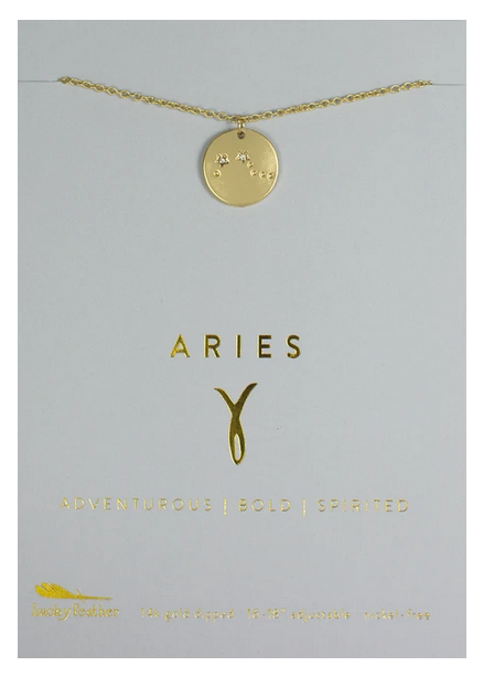 Aries Zodiac Necklace