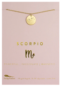 Scorpio Zodiac Necklace
