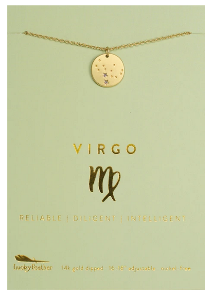 Virgo Zodiac Necklace