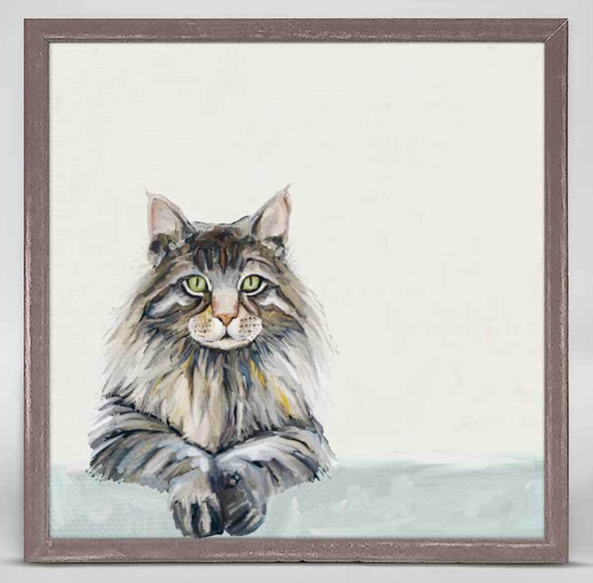 Maine Coon Mini Framed Canvas