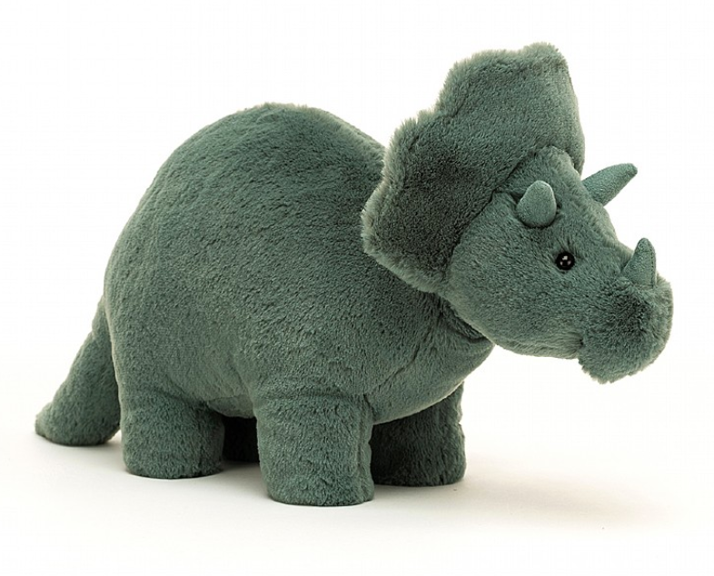 Fossilly Triceratops Plush Toy