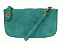Load image into Gallery viewer, Lux Crossbody Wristlet Clutch - Pacific Blue