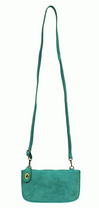 Load image into Gallery viewer, Lux Crossbody Wristlet Clutch - Pacific Blue
