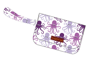 Octopus Cotton Canvas Wristlet