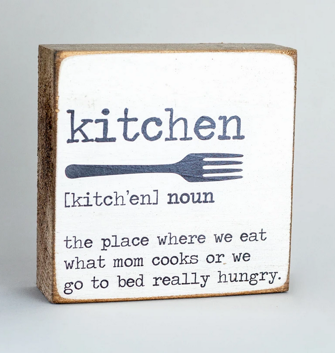 Kitchen Definition Decorative Block