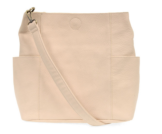 Kayleigh Side Pocket Bucket Bag - Alabaster
