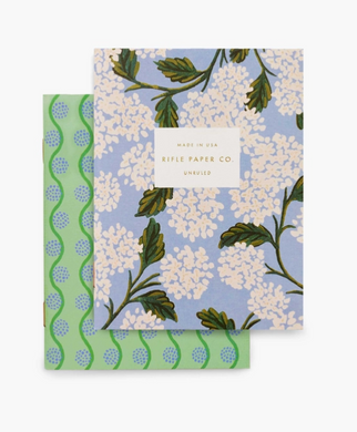 Pocket Notebook Set - Hydrangea