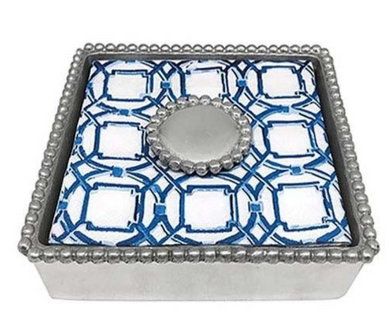 Pearl Beaded Napkin Box