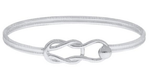 Knot & Loop Ball Bracelet in Sterling Silver - 7"