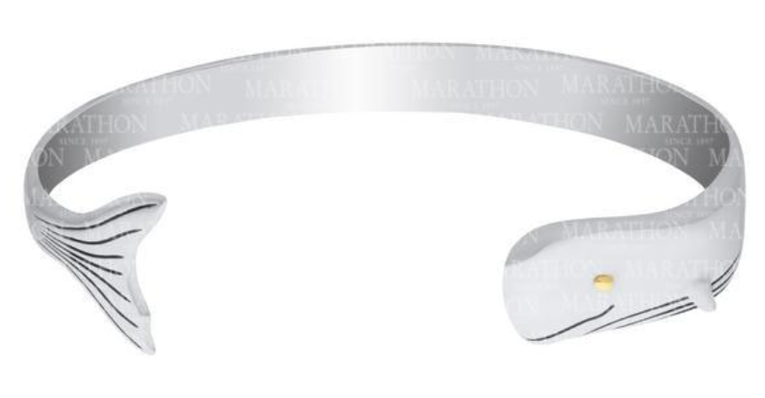 Whale Sterling Silver Bracelet - 7
