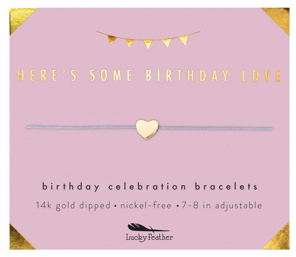 Birthday Celebration Bracelet - Some Birthday Love - Gold