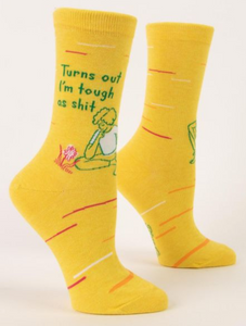 Turns Out I'm Tough As Shit Women's Crew Socks