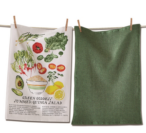 Green Goddess Salad Dishtowel