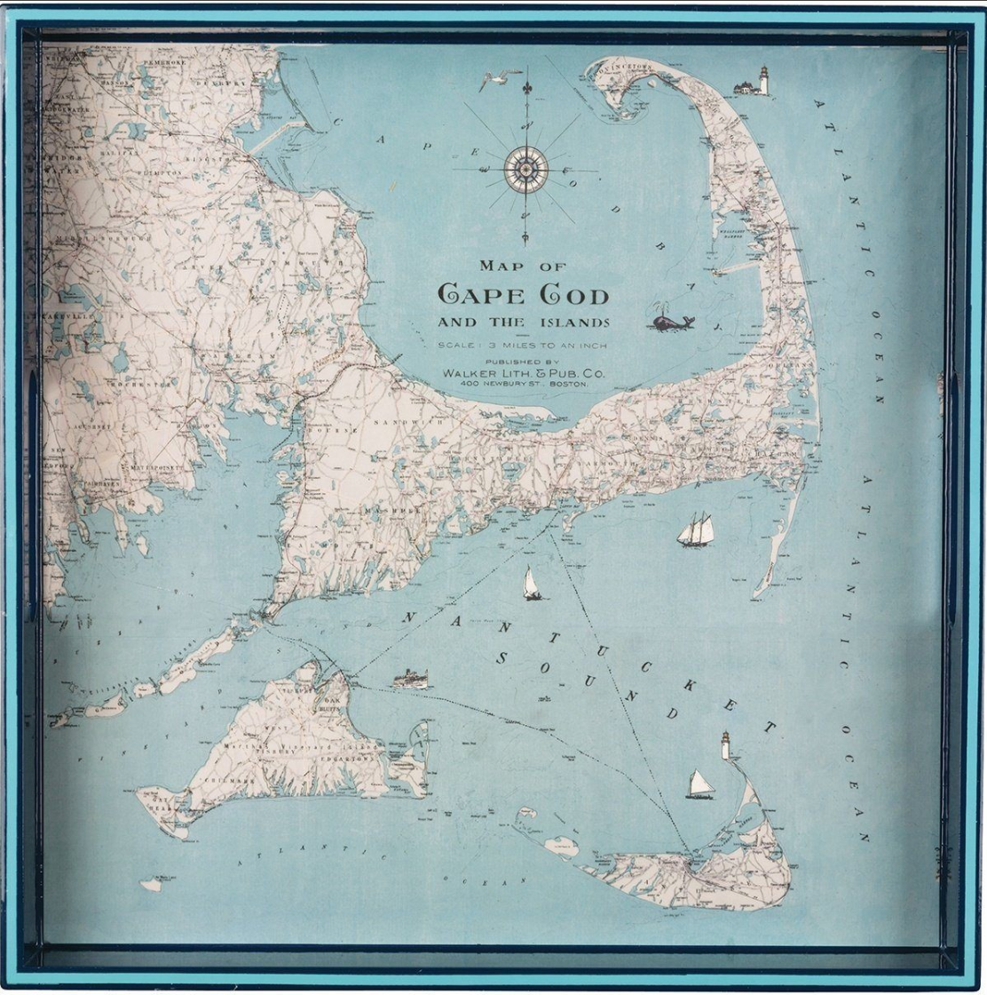 Cape Cod 15 Inch Square Tray