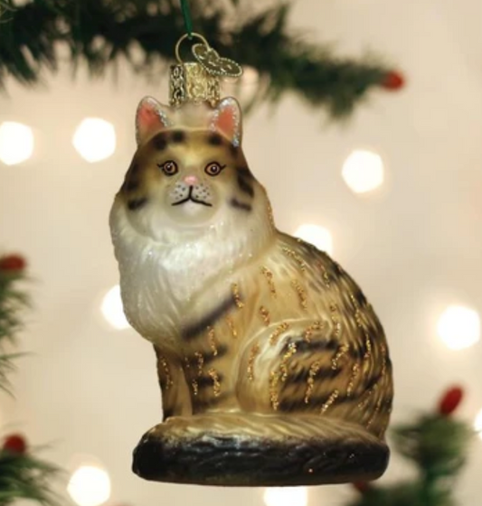 Maine Coon Cat Ornament