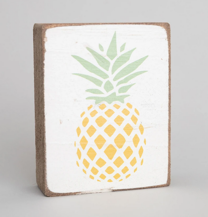 Pineapple Rustic Block