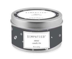 Snow Tin Candle